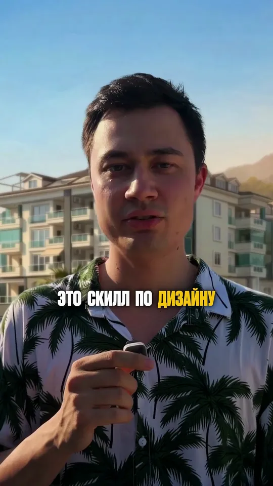 Крупный план готового ролика с субтитром